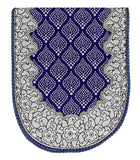 Nendle Luxurious Cotton Polka Dot Design 5 Seater Sofa Cover Set With Arms (Violet, 12 Pieces)