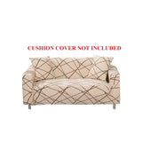 Nendle Universal High Stretch Elastic Sofa Cover (Beige, Pack of 1)
