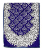 Nendle Luxurious Cotton Polka Dot Design 3 Seater Sofa Cover Set (Violet, 2 Pieces)