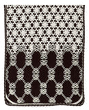 Nendle Latest Cotton Abstarct Design 3 Seater Sofa Cover Set for Living Room (Brown, 2 Pieces)