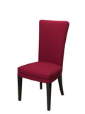 Nendle Polyester Elastic Chair Cover Stretch Removable Washable for Protecting Chair Cover (1 Piece, Maroon)