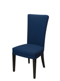 Nendle Polyester Elastic Chair Cover Stretch Removable Washable for Protecting Chair Cover (1 Piece, Navy Blue)