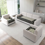 Acrylic Sofa Mat Cover for 5 Seater Sofa Set (3+1+1)