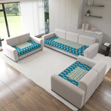 Acrylic Sofa Mat Cover for 7 Seater Sofa Set (3+2+2)