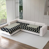 Acrylic Sofa Mat Cover for L Shape Sofa Set Type 2+2