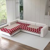 Acrylic Sofa Mat Cover for L Shape Sofa Set Type 2+2