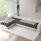Acrylic Sofa Mat Cover for L Shape Sofa Set Type 3+2 Seater