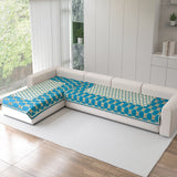 Acrylic Sofa Mat Cover for L Shape Sofa Set Type 3+2 Seater