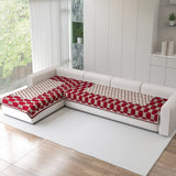 Acrylic Sofa Mat Cover for L Shape Sofa Set Type 3+2 Seater