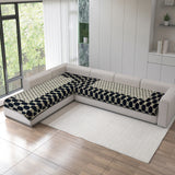 Acrylic Sofa Mat Cover for L Shape Sofa Set Type 3+3 Seater