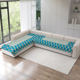 Acrylic Sofa Mat Cover for L Shape Sofa Set Type 3+3 Seater