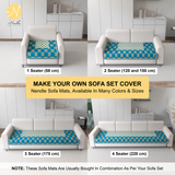 Soft Velvet Sofa Cover Mat for Single Seater