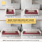 Soft Velvet Sofa Cover Mat for Single Seater