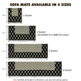 Soft Velvet Sofa Cover Mat for Single Seater