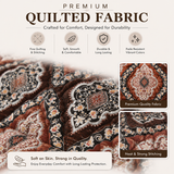 Premium Velvet Digital Printed Fabric with Customizable Seat Length and Fixed Seat Depth at 36 Inches