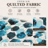 Premium Velvet Digital Printed Fabric with Customizable Seat Length and Fixed Seat Depth at 36 Inches