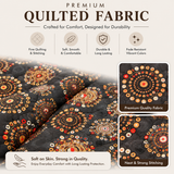 Premium Velvet Digital Printed Fabric with Customizable Seat Length and Fixed Seat Depth at 36 Inches