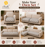 Premium Velvet Digital Printed Fabric with Customizable Seat Length and Fixed Seat Depth at 36 Inches
