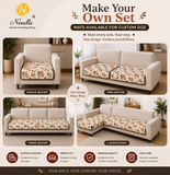 Premium Velvet Digital Printed Fabric with Customizable Seat Length and Fixed Seat Depth at 36 Inches