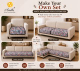 Premium Velvet Digital Printed Fabric with Customizable Seat Length and Fixed Seat Depth at 36 Inches