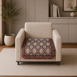 Premium Velvet Digital Printed Fabric with Customizable Seat Length and Fixed Seat Depth at 36 Inches