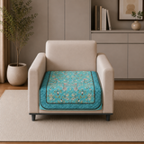 Premium Velvet Digital Printed Fabric with Customisable Seat Length and Fixed Seat Depth at 36 Inches