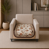 Premium Velvet Digital Printed Fabric with Customizable Seat Length and Fixed Seat Depth at 36 Inches