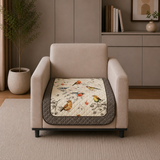 Premium Velvet Digital Printed Fabric with Customisable Seat Length and Fixed Seat Depth at 36 Inches