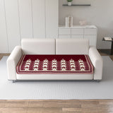 Chenille Sofa Mat Cover for 2 Seater Sofa Set