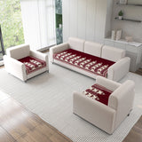 Chenille Sofa Mat Cover for 5 Seater Sofa Set (3+1+1)