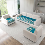 Chenille Sofa Mat Cover for 5 Seater Sofa Set (3+1+1)