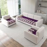 Chenille Sofa Mat Cover for 5 Seater Sofa Set (3+1+1)