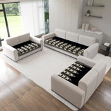 Chenille Sofa Mat Cover for 7 Seater Sofa Set (3+2+2)