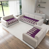 Chenille Sofa Mat Cover for 7 Seater Sofa Set (3+2+2)
