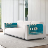 Chenille Sofa Arm Rest Protector Cover - Pack of 2 Pieces