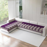 Chenille Sofa Mat Cover for L Shape Sofa Set Type 3+2 Seater