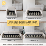 Chenille Sofa Cover Mat for Single Seater
