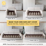 Chenille Sofa Cover Mat for Single Seater
