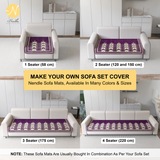 Chenille Sofa Cover Mat for Single Seater