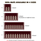 Chenille Sofa Cover Mat for Single Seater