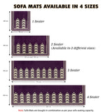 Chenille Sofa Cover Mat for Single Seater