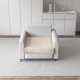 Anti-Slip Floral Velvet Sofa Mat Cover for 1 Seater Sofa
