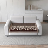 Anti-Slip Floral Velvet Sofa Cover For L3+2 Seater Sofa