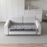 Anti-Slip Floral Velvet Sofa Cover for 2 Seater Sofa