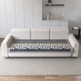 Anti-Slip Floral Velvet Sofa Cover for 3 Seater Sofa