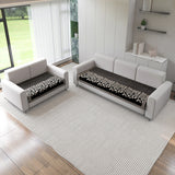 Anti-Slip Floral Velvet Sofa Cover for 5 Seater Sofa (3+2)