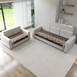 Anti-Slip Floral Velvet Sofa Cover for 5 Seater Sofa (3+2)