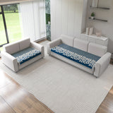Anti-Slip Floral Velvet Sofa Cover for 5 Seater Sofa (3+2)