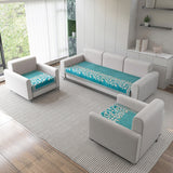 Anti-Slip Floral Velvet Sofa Cover for 5 Seater Sofa (3+1+1)