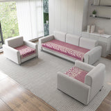 Anti-Slip Floral Velvet Sofa Cover for 5 Seater Sofa (3+1+1)